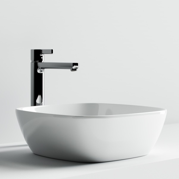 Раковина накладная Ceramicanova Element 40 CN5006, квадратная