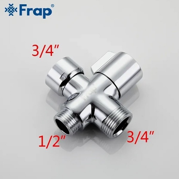 Дивертор Frap FBBB-2 шаровой, эконом