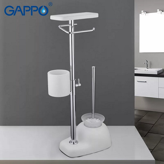 Стойка напольная 4-х функциональная GAPPO G902, белыйхром