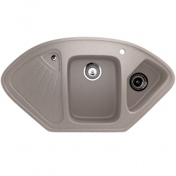 Мойка кухонная мраморная Ulgran U-501-302 1030 х 555 Песочный