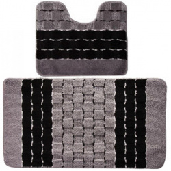 Коврик BANYOLIN SILVER 60100 (2шт.) черный 171