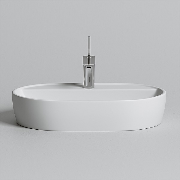 Раковина накладная Ceramicanova Element 60 CN6035, овальная