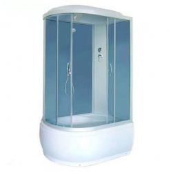 Душевая кабина АКВАСТИЛЬ SW-112R PB 120 120 х 80 х 215 х 37 правая, матовые/матовые, средний поддон
