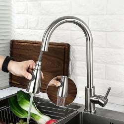 Смеситель для кухни Frap F60899-1, с выдвижной лейкой