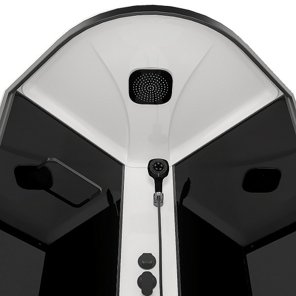 Душевая кабина Domani-Spa Delight Slim 110 100 х 100 х 218 х 15 черные стенкитониров.ст., профиль G