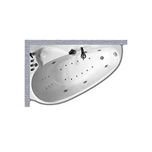Карниз для ванны нержавеющий Triton Пеарл-Шелл 1570х1031 