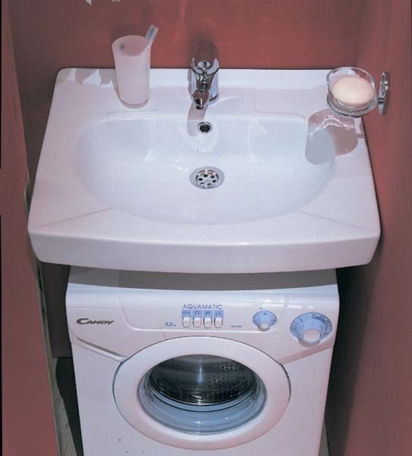 Раковина на стиральную SANTEK Пилот 60, с кронштейном, крепежом и сифоном 1WH301971