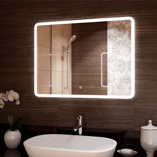 Зеркало Континент Led Demure 700х500, сенсорный выключатель