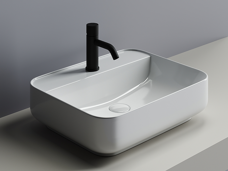 Раковина чаша Ceramicanova Element 50 CN5015, прямоугольная