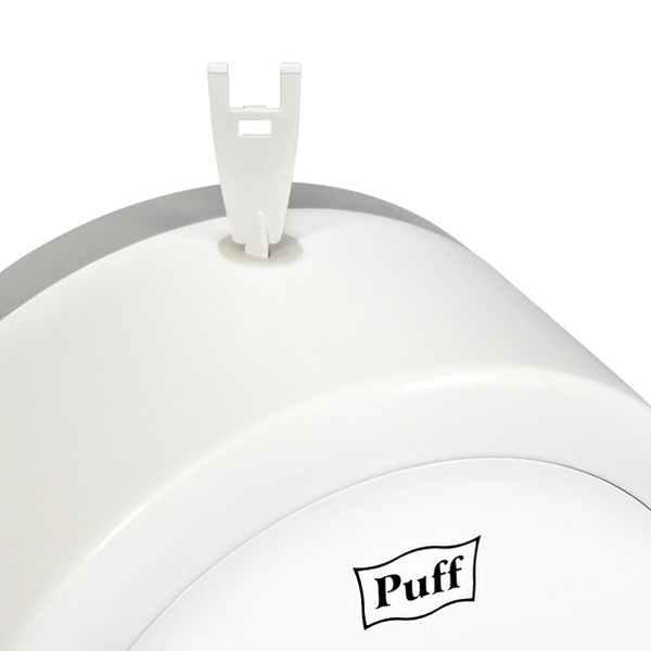 Диспенсер для туалетной бумаги Puff-7135 пластик, белый, с ключом