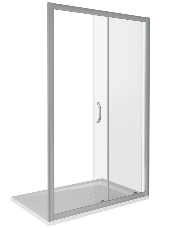 Душевое ограждение BAS Infinity WTW-140-С-CH прозрачное, профиль хром, без поддона