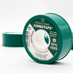 лента фум JUMBOTAPE (16,5м х 19мм х 0.2 мм) зел. упак.