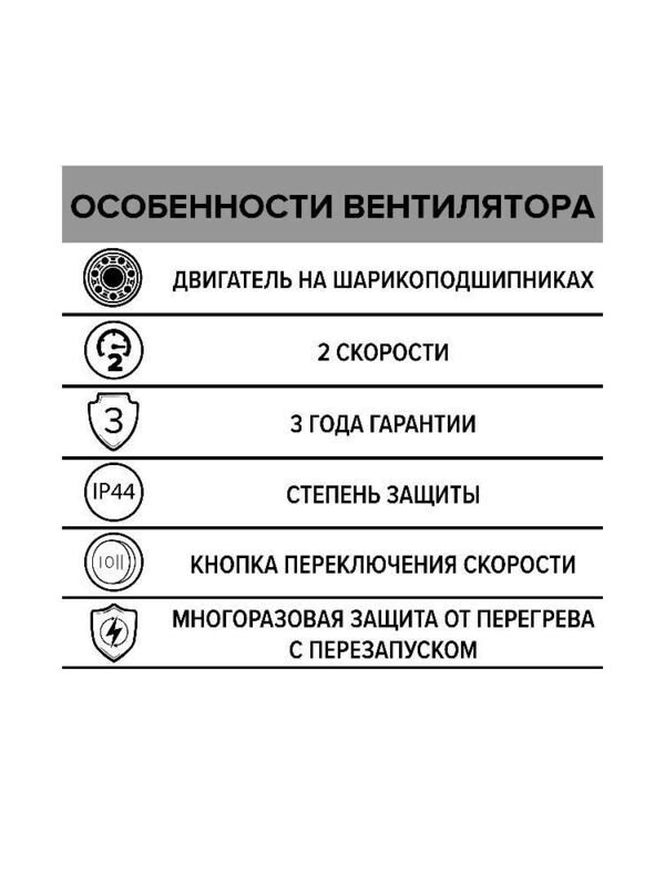 Вентилятор канальный TYPHOON D125 осевой 2 скорости ERA PRO, TYPHOON 125 2SP