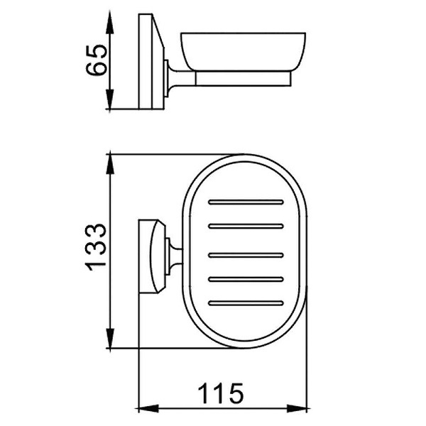 Мыльница настенная Frap F16 F1602