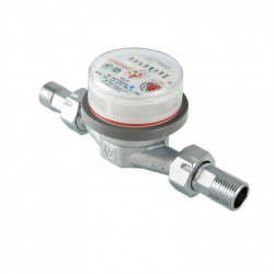 Водосчетчик VALTEC 3/4" универсальный, до 90°С, 2,5м3/ч, L 105мм, с КМЧ, VLF-20U