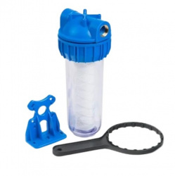Фильтр магистральный SL 10 UNIPUMP CFC-10K 34 с картриджем SC-10W 5мкм