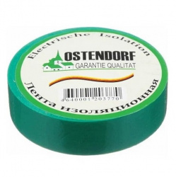 изолента Ostendorf 19мм20м зеленая