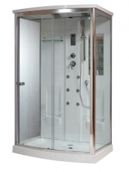 Душевая кабина Timo Lux T-7715 120 х 90 х 225 прозрачное стекло, низкий поддон, г/м