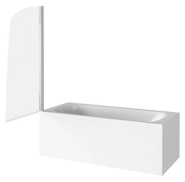 Шторка на ванну распашная GoodDoor Screen R-80-C-CH 8001400