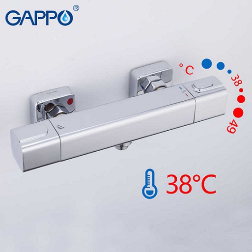 G2091 смеситель GAPPO для душа с термостатом хром
