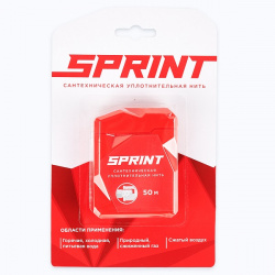 Нить уплотнительная SPRINT 50 м бокс, сменная катушка 50 м, блистер