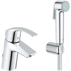 Смеситель для раковины с гигиенической лейкой Grohe Eurosmart, 23124002