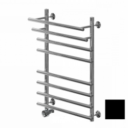 Полотенцесушитель Электро ЛБ-3 800500600 черный RAL 9005, ТЭН слева BAMBOO   НИКА
