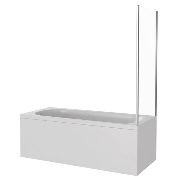 Шторка на ванну торцевая GoodDoor Screen SP-70-C-CH 7001400, прозрачное стекло