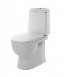 Унитаз-компакт Sanita Luxe "Best" SL DM (2-реж. OLI, сид.  дюропласт, soft close, clip up), прямой выпуск